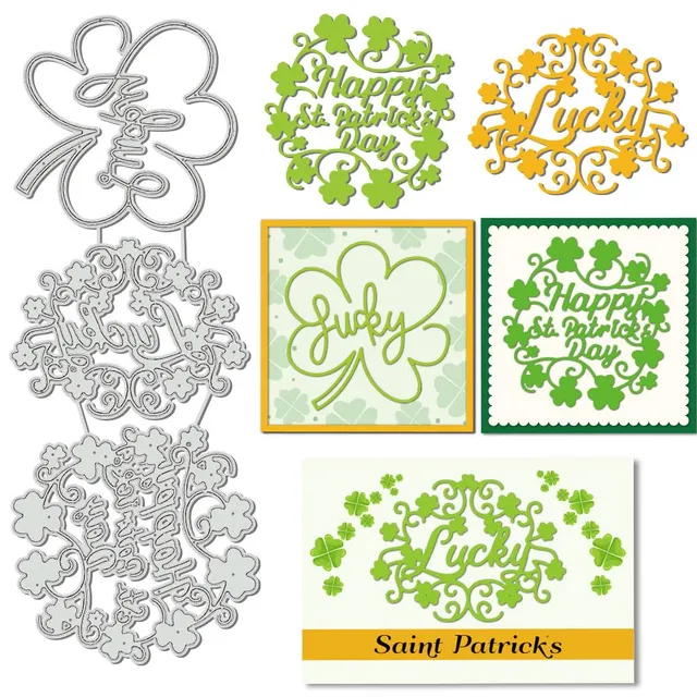 BENECREAT dies trèfle Saint-Patrick 229x88 mm acier