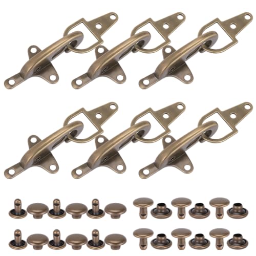 BENECREAT Fermoirs Manteau Boucle Bronze 95 mm 6 Pcs