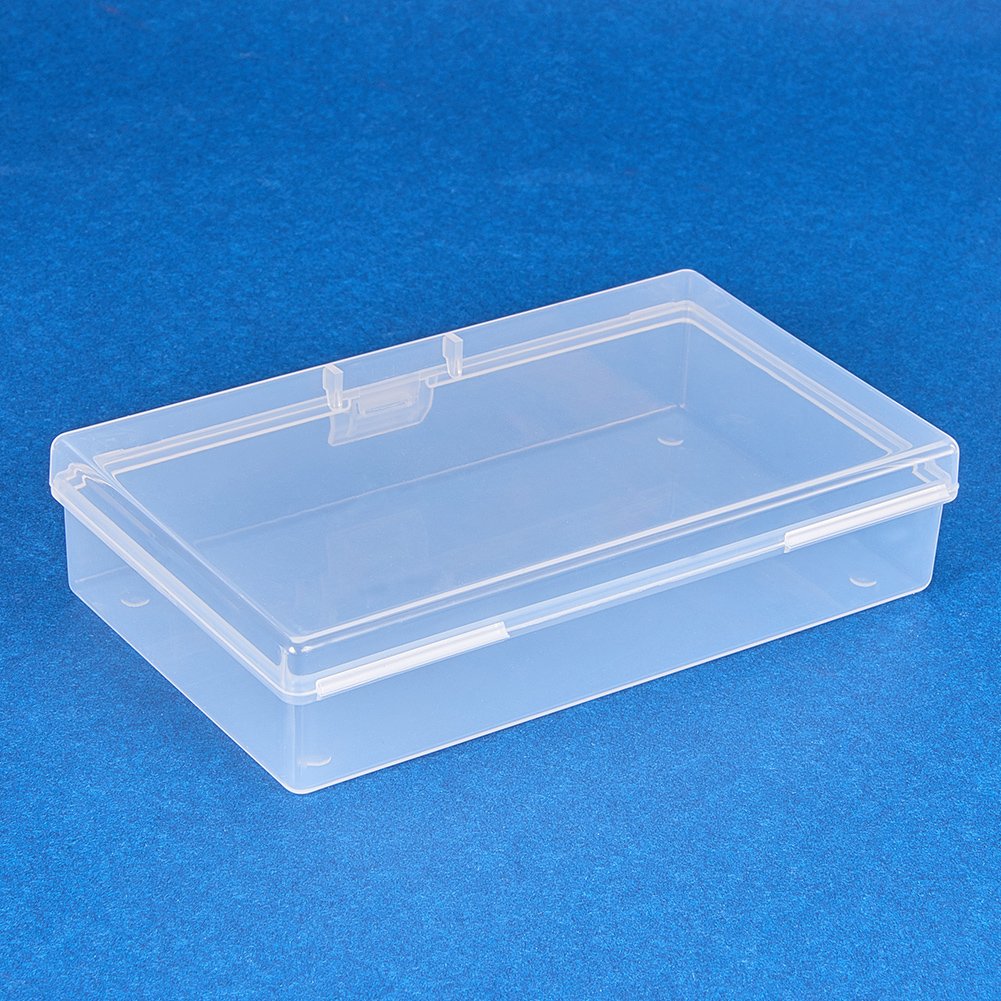 BENECREAT Boîtes rangement transparentes 13,2cm x6