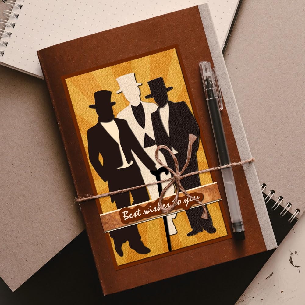 BENECREAT Matrices Découpe Gentleman dies 6 motifs homme