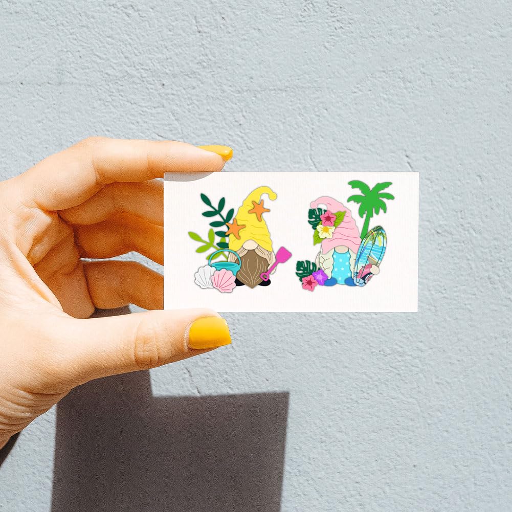 BENECREAT Dies Gnome Été Tropical Scrapbooking 12x16,8 cm