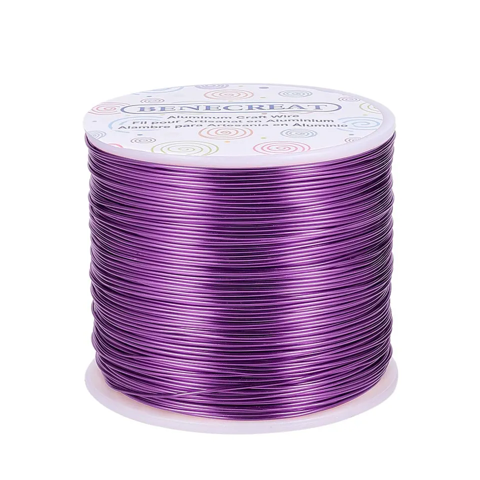 BENECREAT fil aluminium violet 0,8 mm 235 m