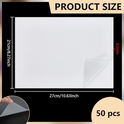 BENECREAT Feuilles Plastification Adhésives A4 Ciel Étoilé x50