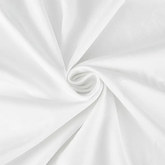 BENECREAT Chiffon Argent Blanc Polissage Imitation Daim
