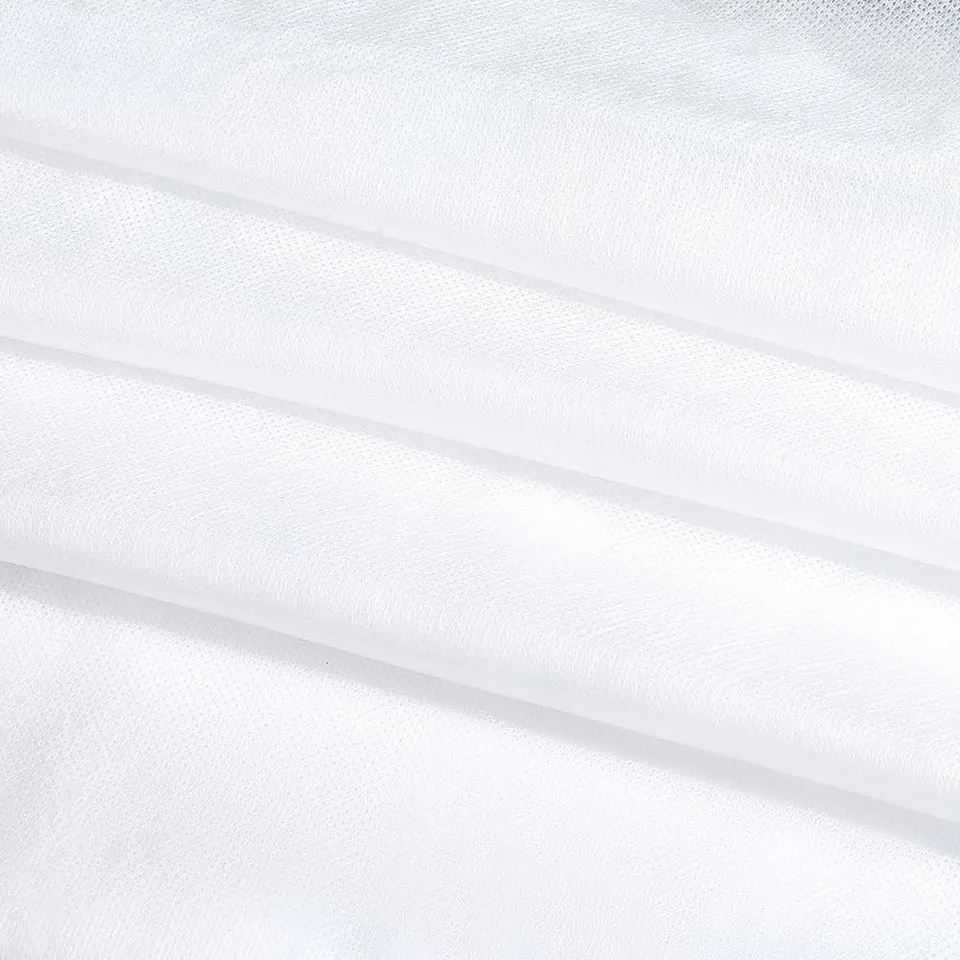 BENECREAT Tissu Non Tissé Blanc 4,57x1,6 m Protection Meuble