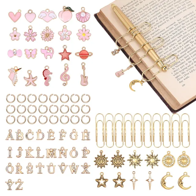 BENECREAT Pince Porte-Stylo Planner Charme Kit Multicolore