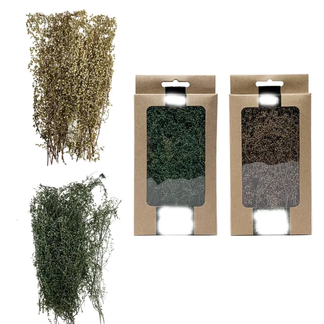 Cayway touffe herbe statique modélisme lot 2 buissons
