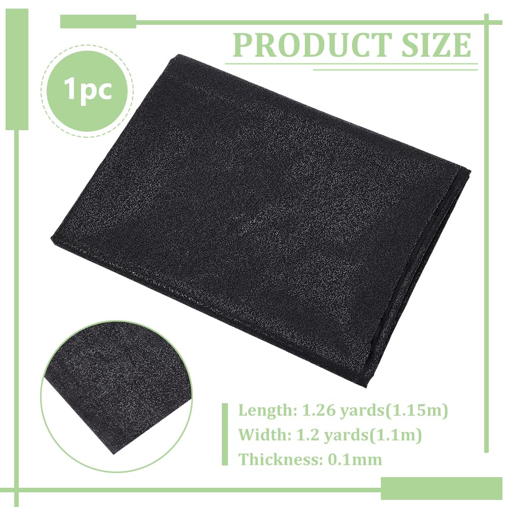 BENECREAT entoilage thermocollant noir 1,15x1,1m coton