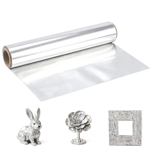 BENECREAT Rouleau Aluminium 6m x 300mm 0,07mm Déco