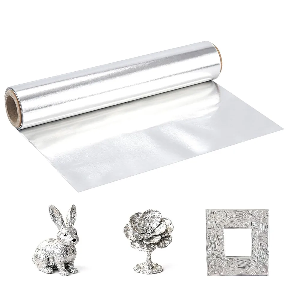 BENECREAT Rouleau Aluminium 6m x 300mm 0,07mm Déco