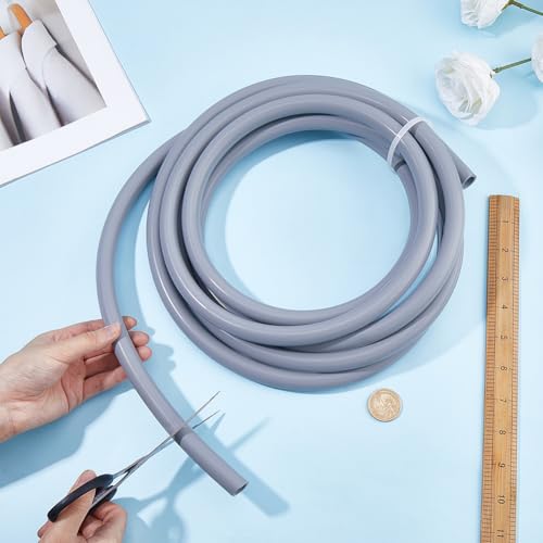 BENECREAT Tuyau Aquarium Silicone Gris 16mm 4m