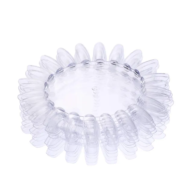 ROSENICE Nuancier Ongles Rond Transparent 20 Teintes 10 Pièces