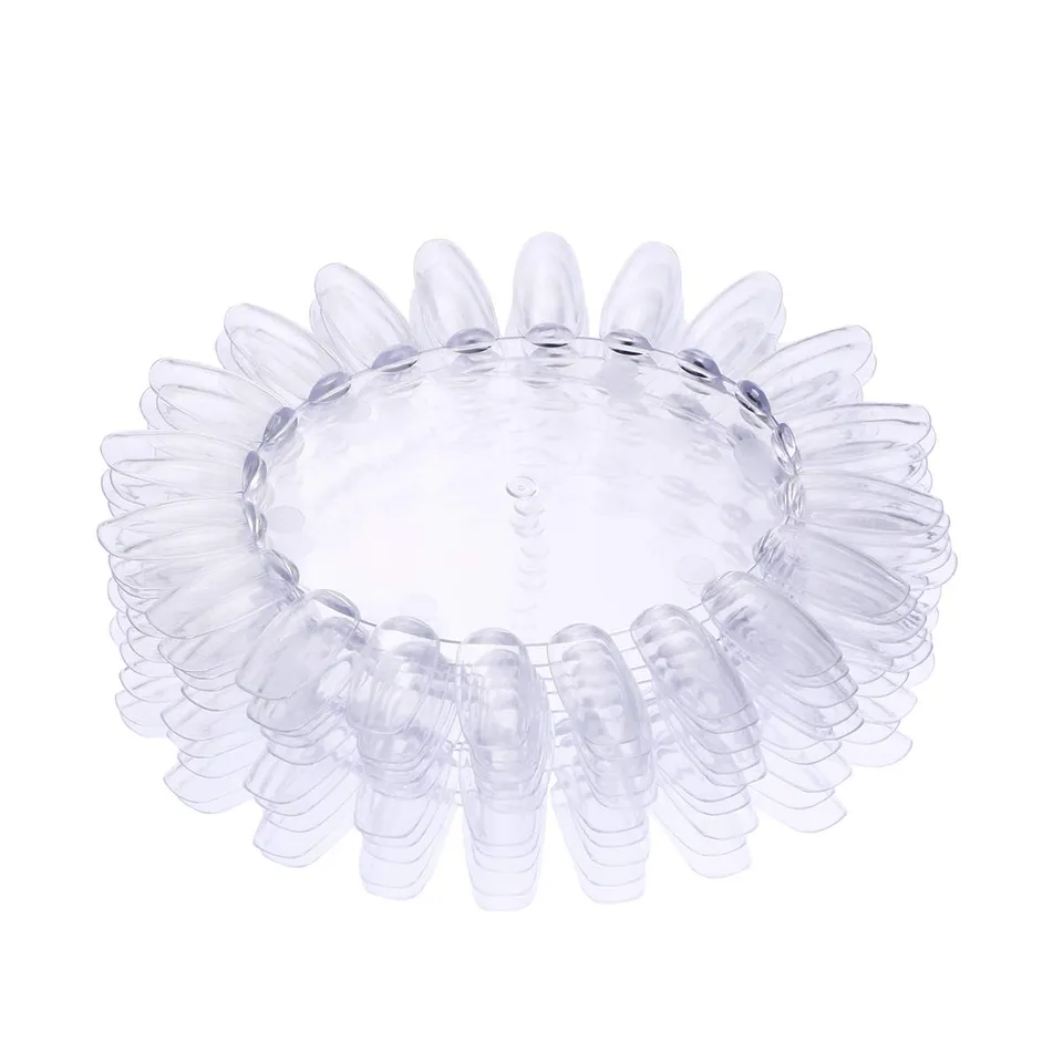 ROSENICE Nuancier Ongles Rond Transparent 20 Teintes 10 Pièces