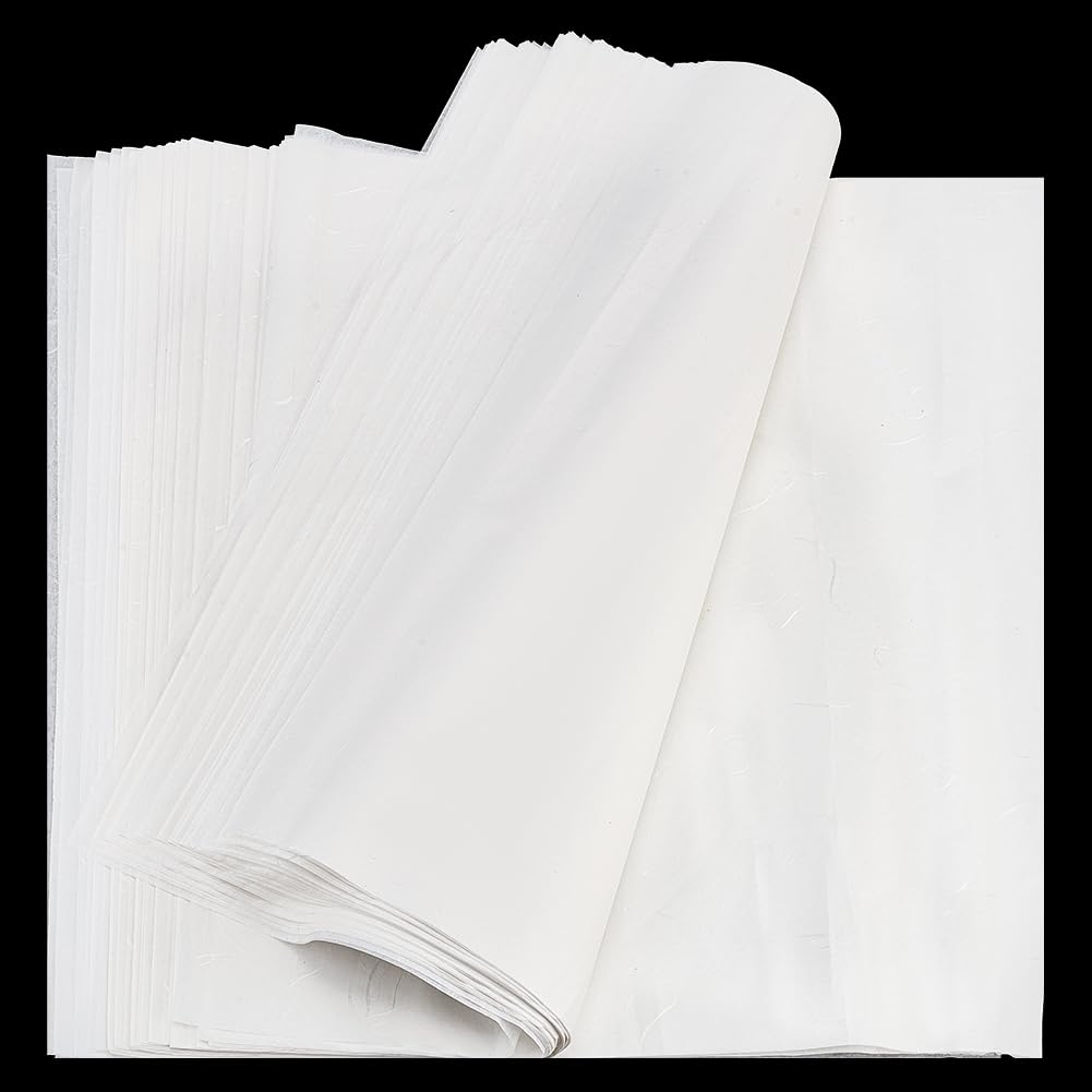 BENECREAT Papier sachet thé mocassin doré 42x42cm 110 feuilles