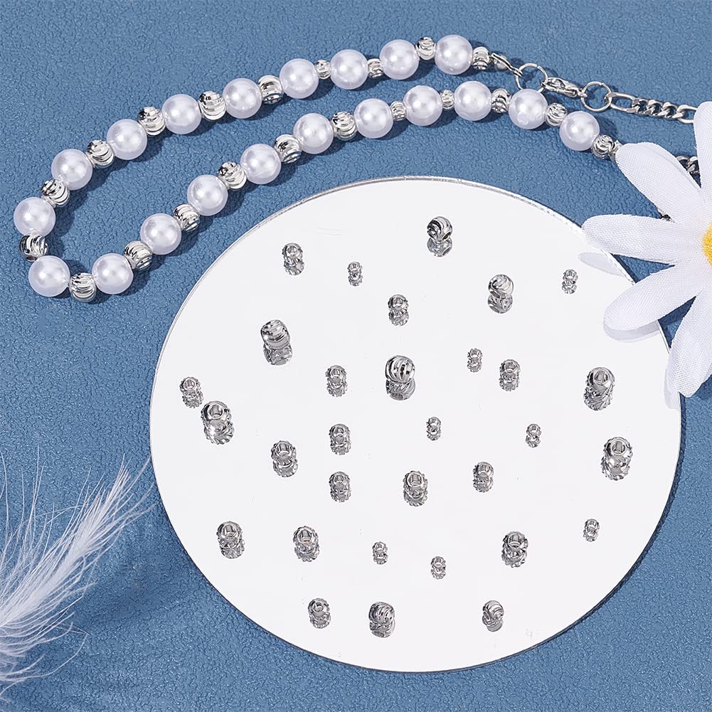 BENECREAT Perles Intercalaires Laiton 80 pcs 3-6mm