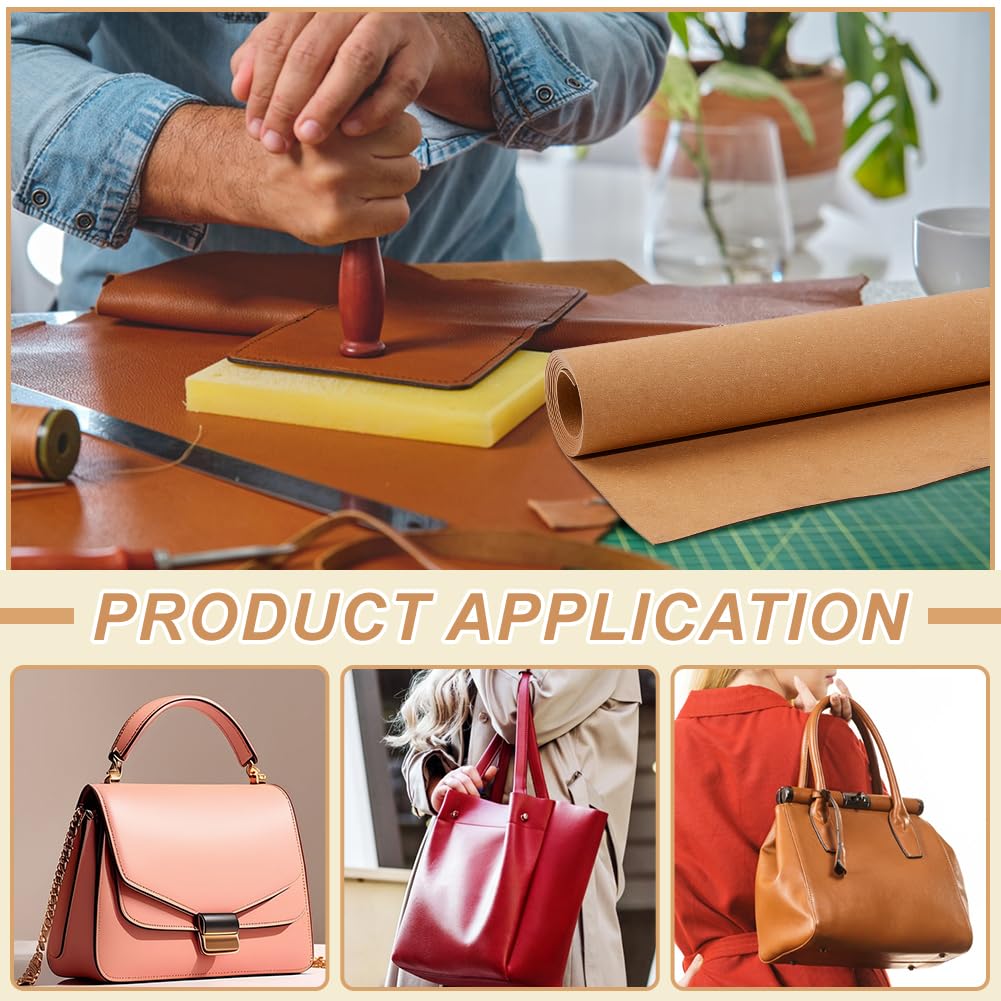 BENECREAT raidisseur cuir 150x30cm 1mm havane