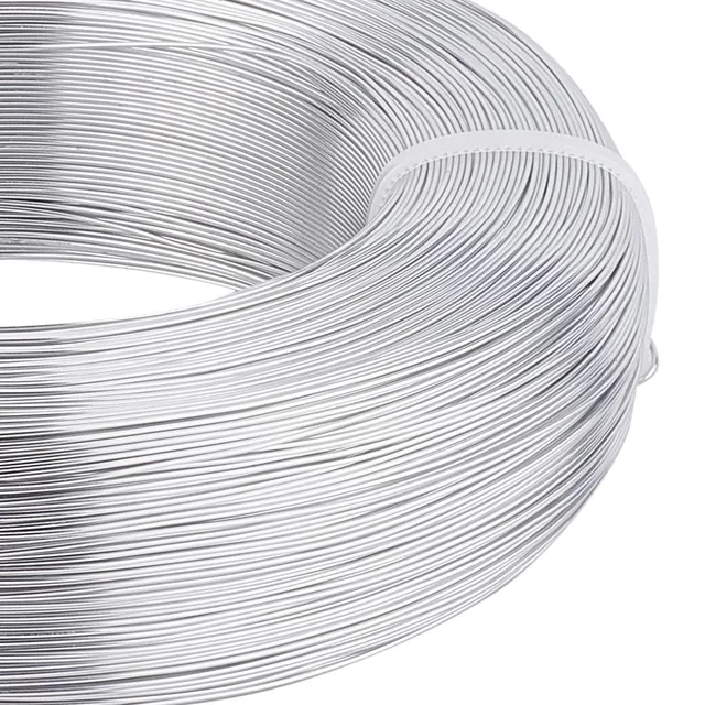 BENECREAT Fil Aluminium Argenté 0.6 mm 455 m Bijoux Sculpture