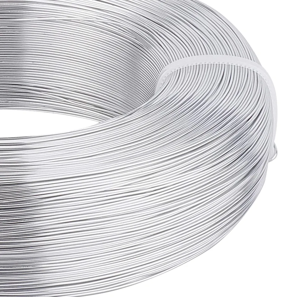 BENECREAT Fil Aluminium Argenté 0.6 mm 455 m Bijoux Sculpture