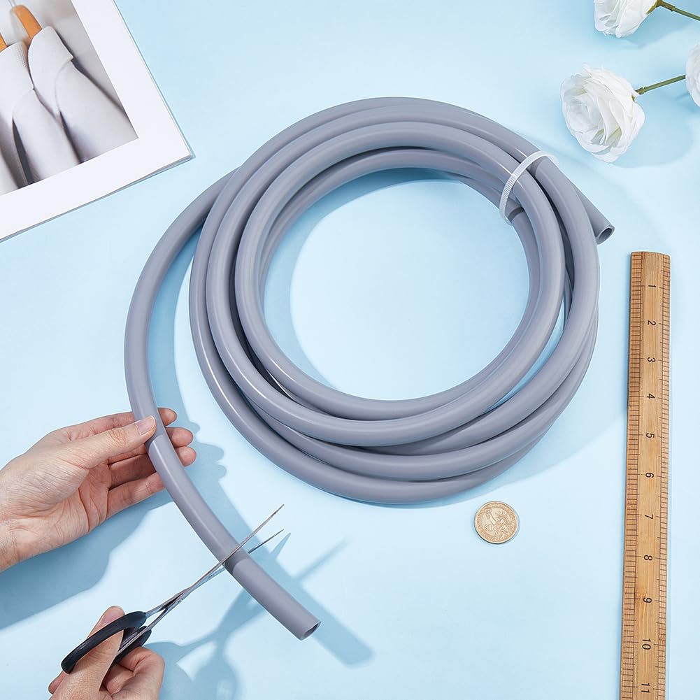 BENECREAT Tuyau Aquarium Silicone Gris 16mm 4m