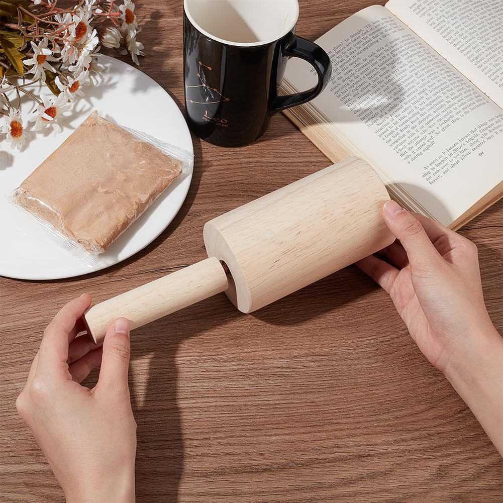 BENECREAT Moule Tasse 220x70mm Outil Poterie Bois 70mm