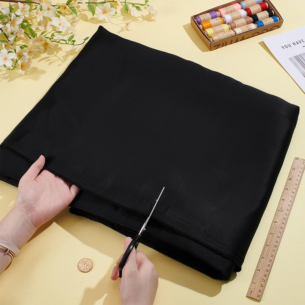 BENECREAT tissu occultant noir polyester 2,84 m 2 m