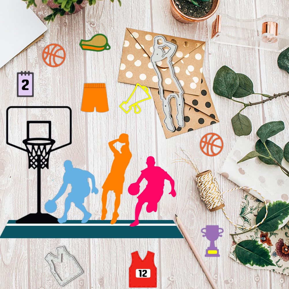 BENECREAT Dies Découpe Basket-Ball Métal 158x118mm