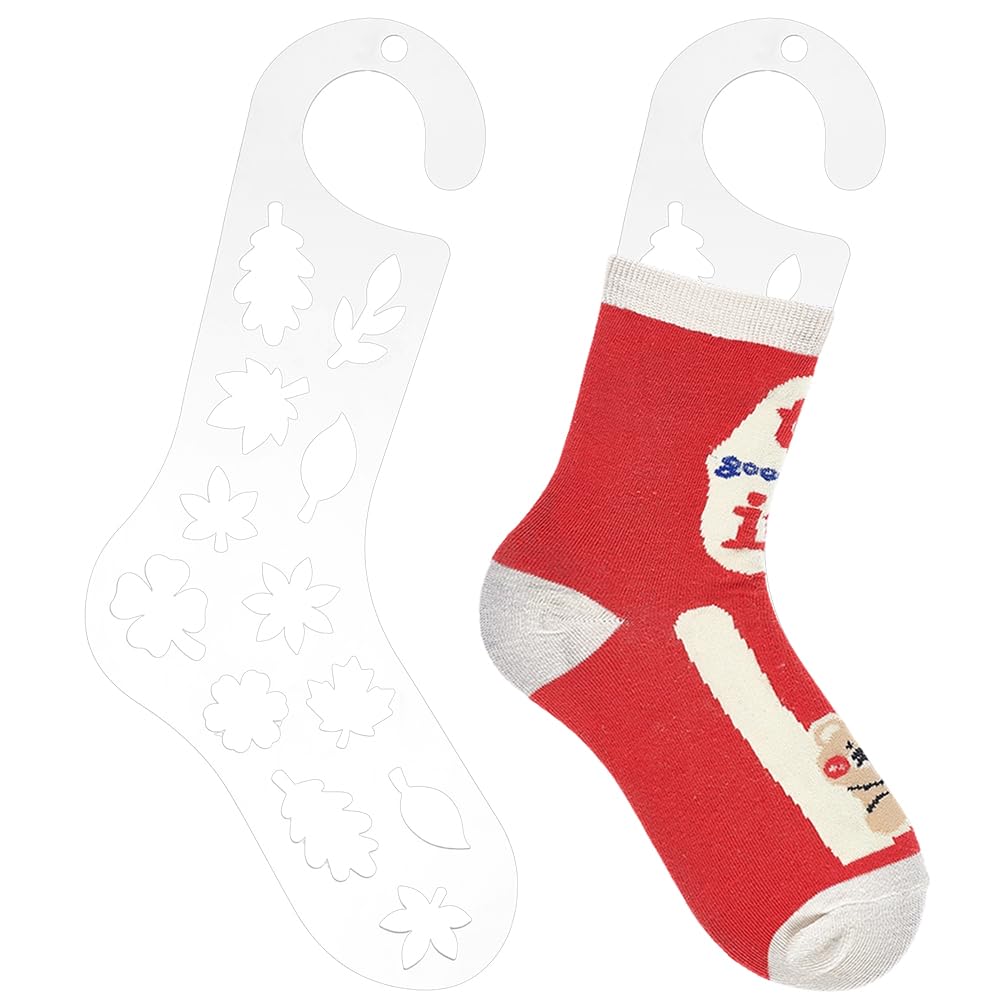 BENECREAT Formes Chaussettes Papillon Acrylique 24cm 2pcs