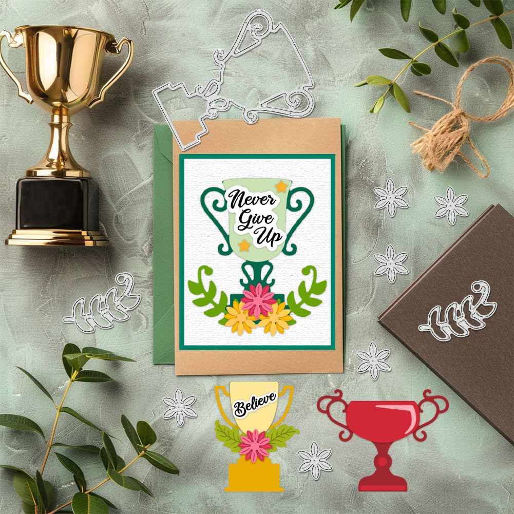 BENECREAT Trophée Fleur Matrice de Découpe 177x125 mm