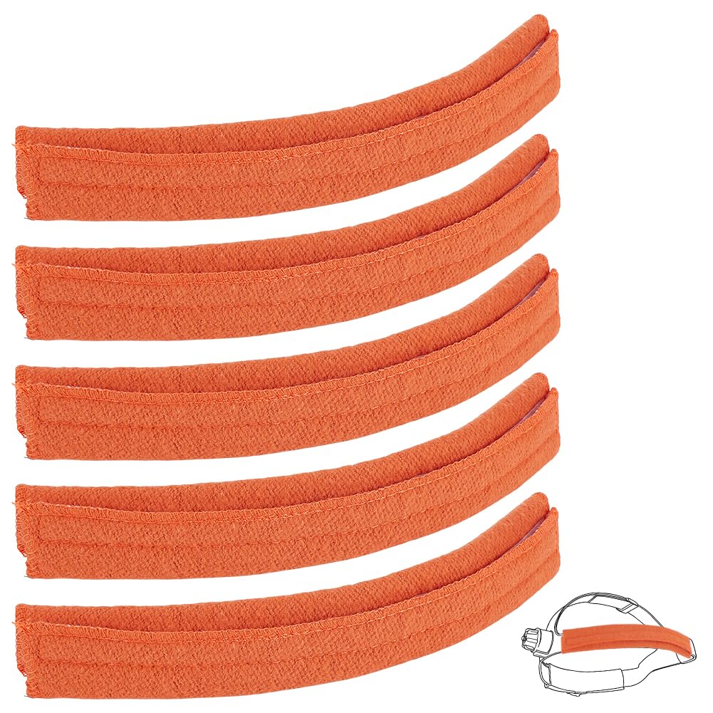 BENECREAT bandeaux casque chantier noir 225mm lot 6 éponge