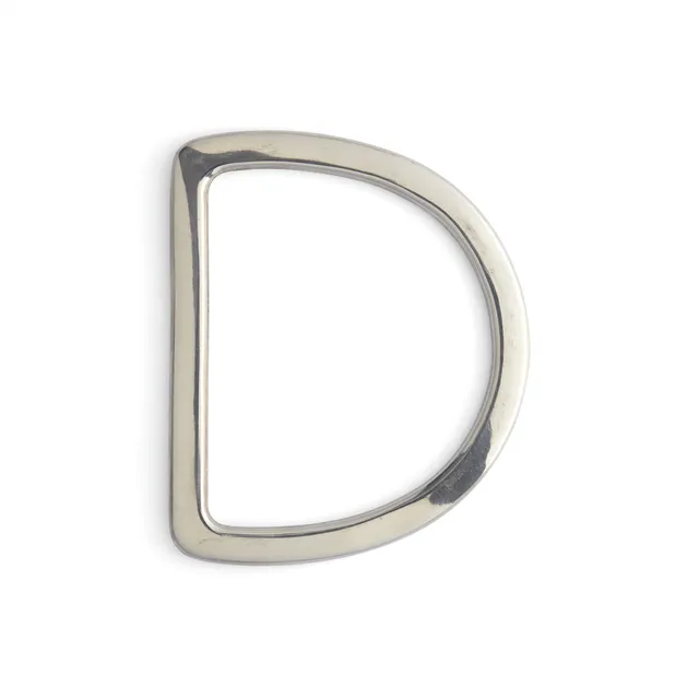 Tandy Leather anneau D acier inoxydable 89 mm argent