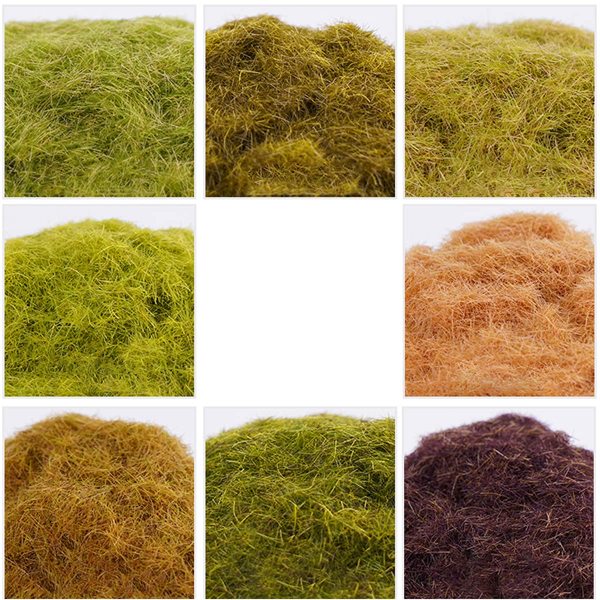 Cayway flocage herbe statique 8 couleurs 3 mm nylon