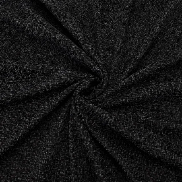 BENECREAT Tissu Doublure Thermocollant Noir Polyester 2x1,5m