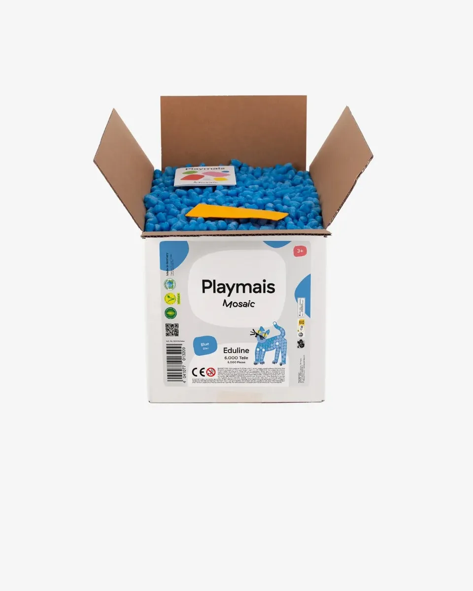PLAYMAÏS Eduline Mosaic 6000 recharge bleu mosaïque
