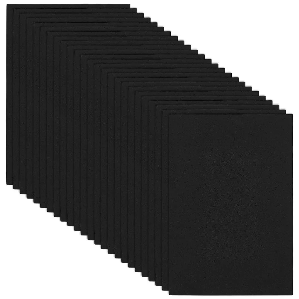BENECREAT Mousse EVA feuille noire 4,5mm lot de 25