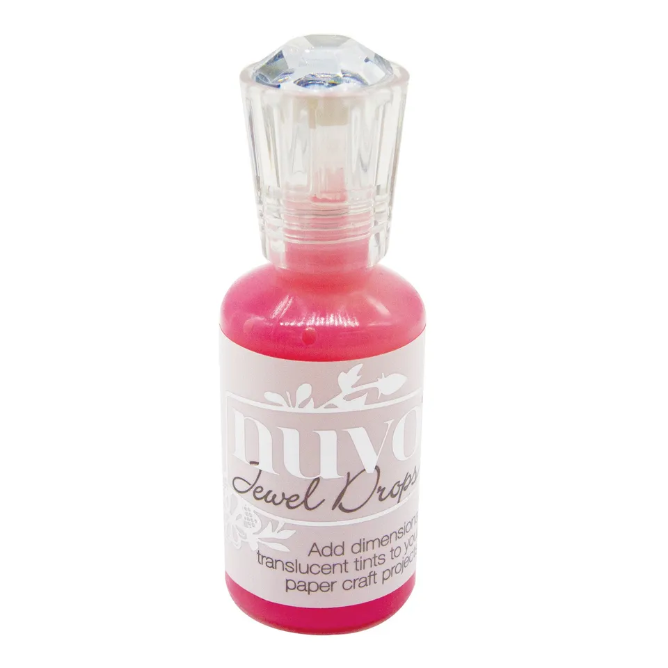 Nuvo Jewel Drops Flacon 3D Translucide Scrapbooking Mix Media