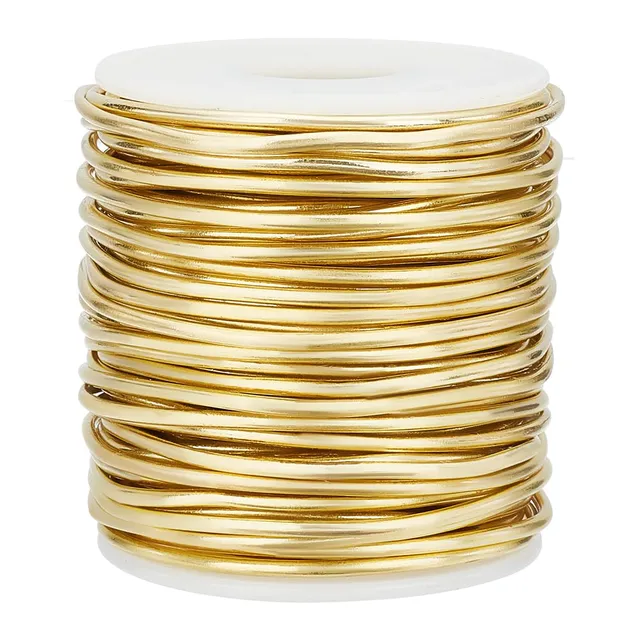 BENECREAT Fil laiton doré 2mm 20m CWIR-WH0018-02-EU bijoux