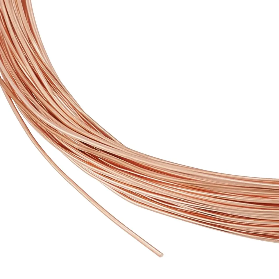 BENECREAT Fil Cuivre Nu Rond 0,6 mm 15 m Bijoux