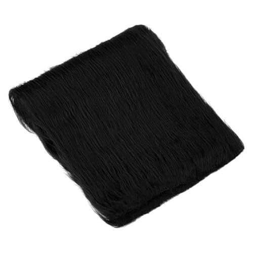 BENECREAT tissu fausse fourrure noir 0,46 x 1,6 m