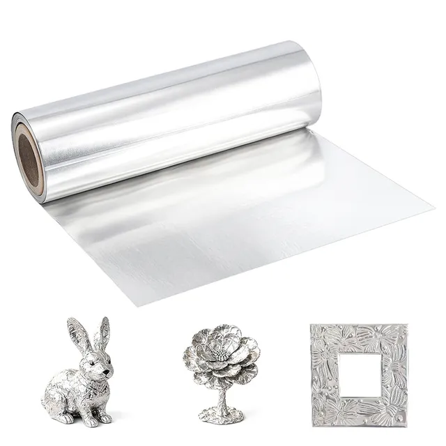BENECREAT Rouleau Aluminium Argenté 10m x 200mm