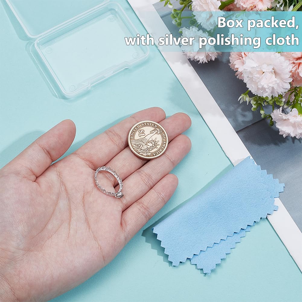 BENECREAT support pendentif plateau argent 925 cabochon