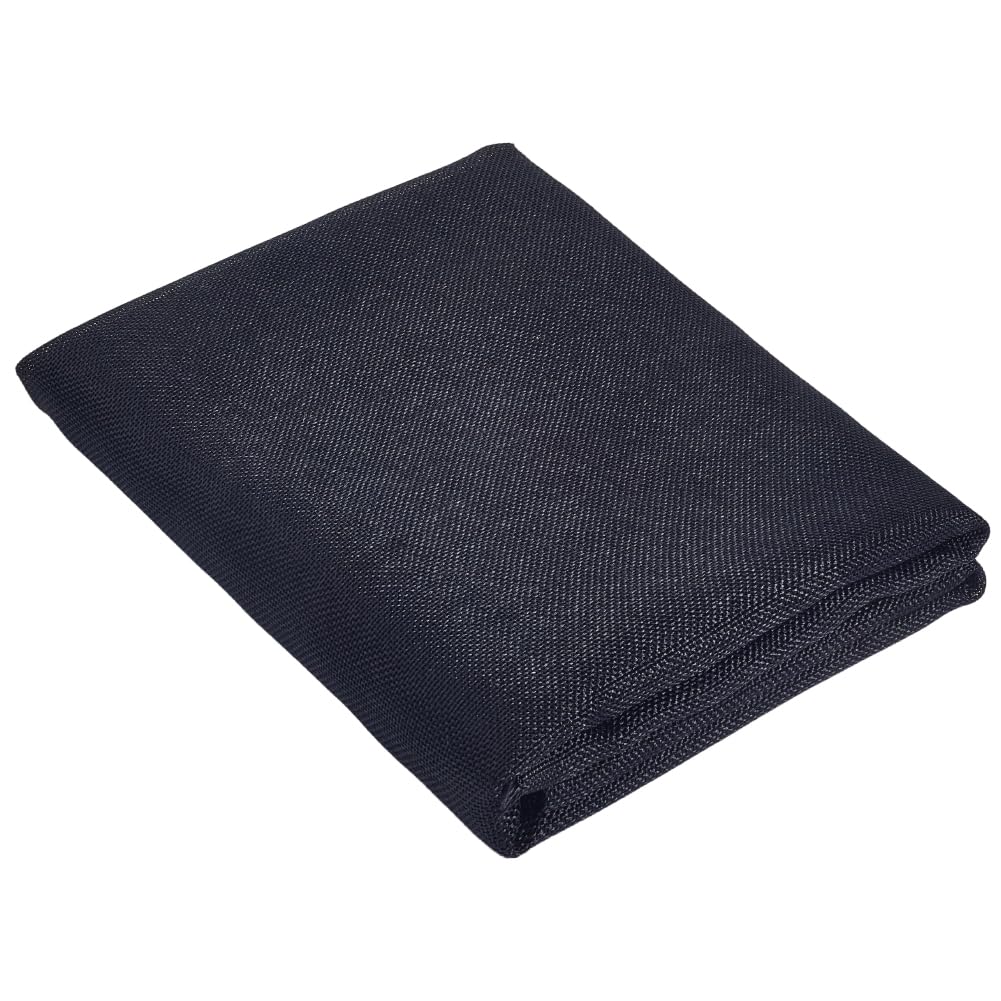 BENECREAT Tissu Grille Haut-Parleur Lin Mocassin 1x1,46 m