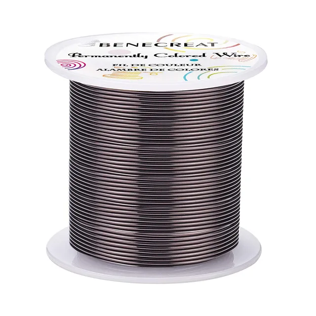 BENECREAT Fil Cuivre Bijoux 1mm Bronze 30m Anti-Ternissement