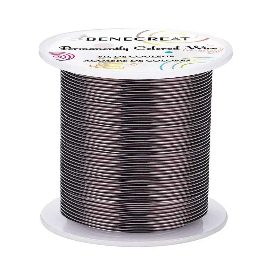 BENECREAT Fil Cuivre Bijoux 1mm Bronze 30m Anti-Ternissement