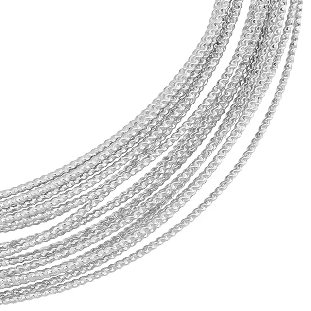 BENECREAT fil laiton texturé platine 8m 1,2mm bijoux