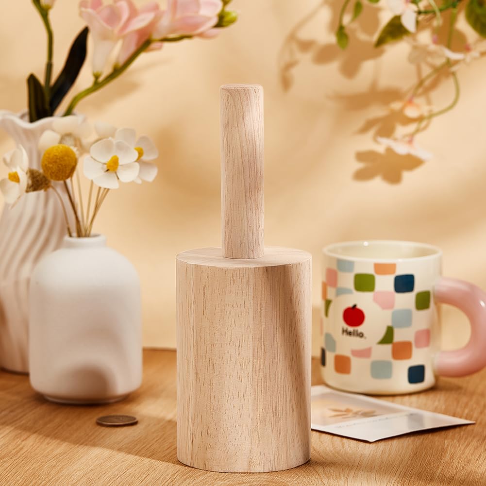 BENECREAT Moule Poterie Tasse 12x8 cm Outil Bois