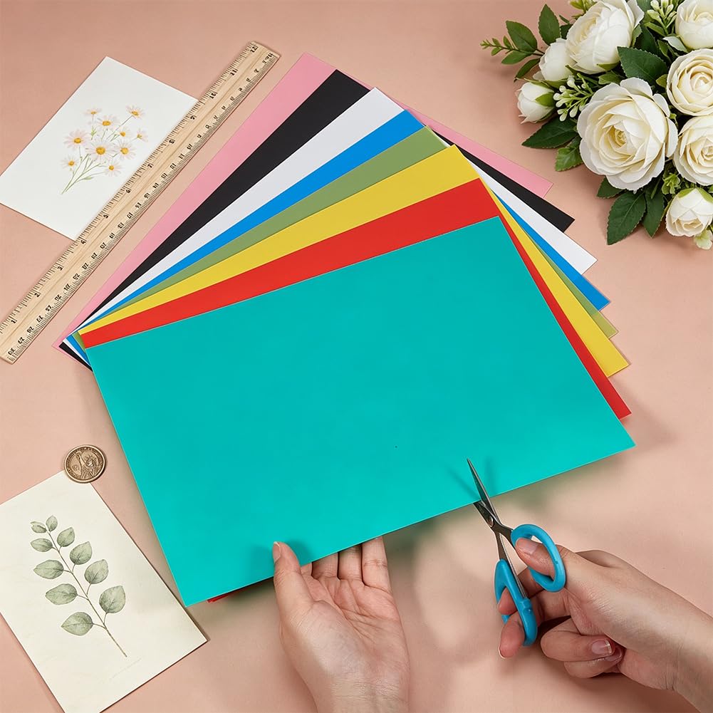 BENECREAT Feuilles PVC Souples A4 24 pcs 8 couleurs