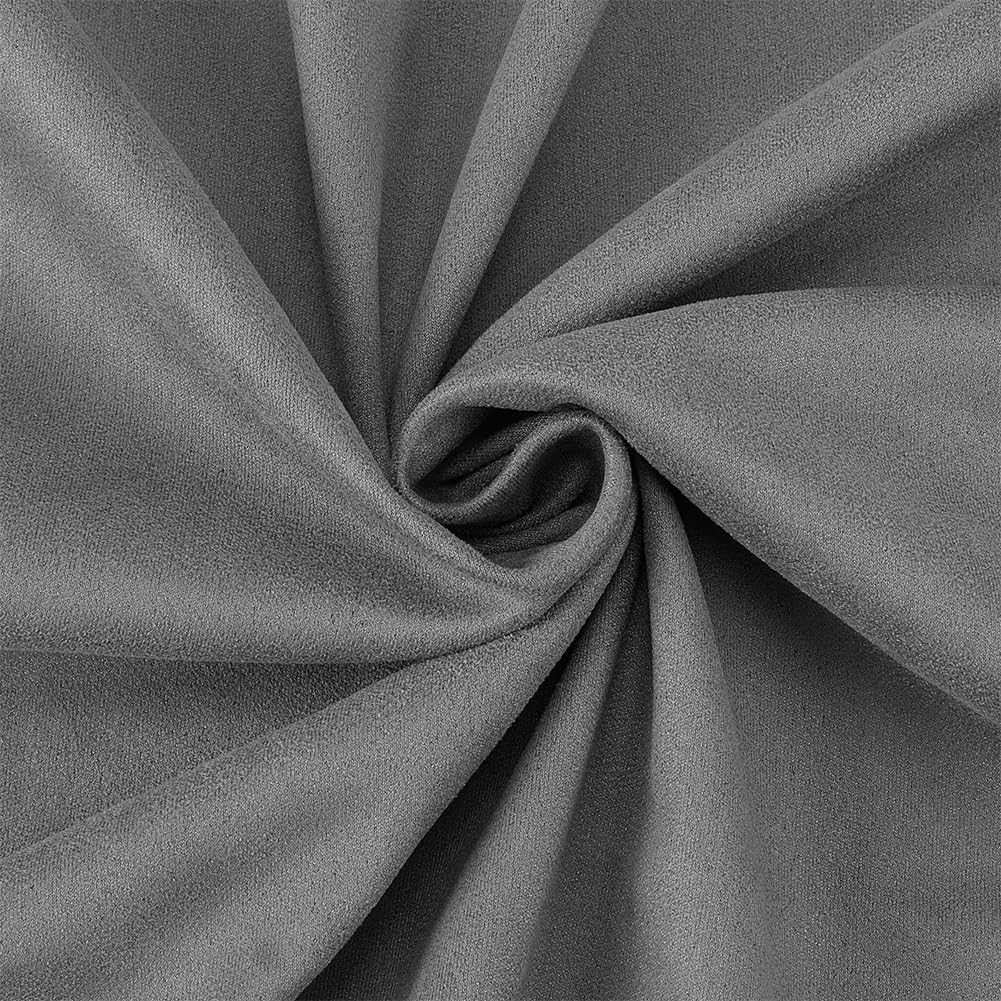 BENECREAT Chiffon Argent Blanc Polissage Imitation Daim