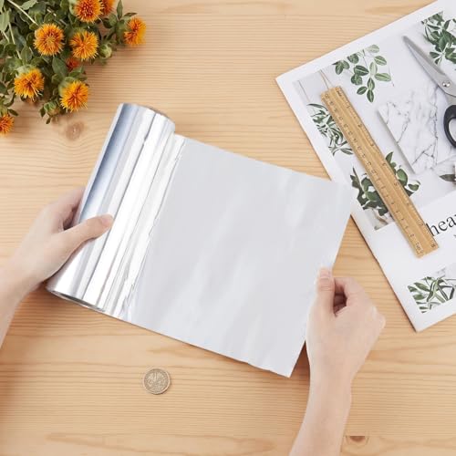 BENECREAT Rouleau Aluminium Argenté 10m x 200mm