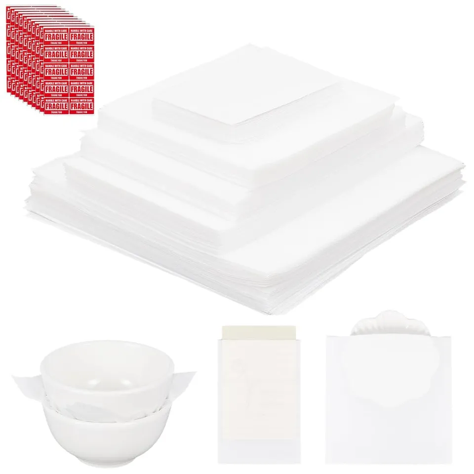 BENECREAT pochettes mousse calage fragile 5 tailles 240 pcs