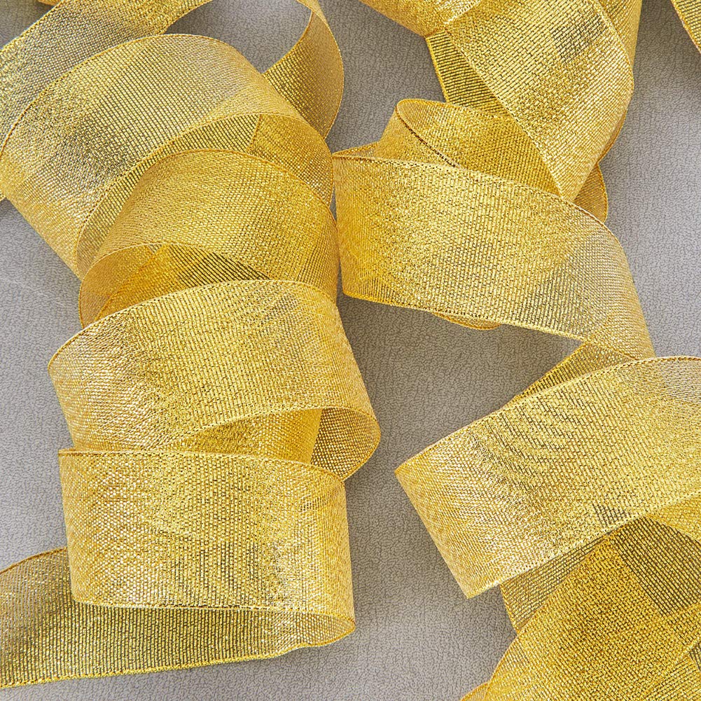 BENECREAT ruban organza paillettes or 38mm 5x23m